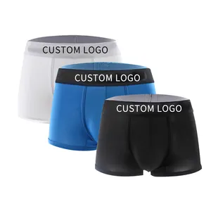 wholesale custom printed mens underwear cotton spot polyester seamless boxer briefs