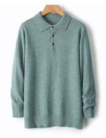 Fabricant de vêtements en tricot sur mesure, pull en cachemire pour homme, pull en tricot classique, style polo, mode masculine, bureau