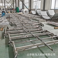 Grattoir automatique pour fumier d'élevage, grattoir automatique pour fumier, machine d'élimination du fumier de porc, machine de nettoyage du fumier