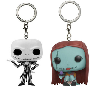 Promotional Nightmare Before Christmas Kid Gifts Custom Design Cute 3D Key Chain Customized Hard Pvc Rubber Plastic Keychain