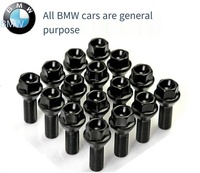 Écrous de roue de qualité OEM gros boulons et vis de roue en acier chromé pour pneus d'origine BMW 1 3 5 7 Series