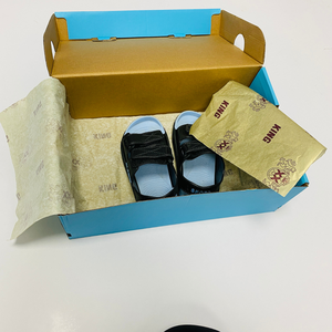 Papier d'art blanc en cuir de vachette Sydney avec logo personnalisé imprimé de 30g papier kraft enduit de papier journal offset pour chaussures fantaisies vêtements emballage cadeau - Product Image 5