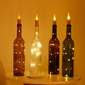 1M 2M 3M 5M <span class=keywords><strong>fil</strong></span> <span class=keywords><strong>de</strong></span> cuivre bouteille LED chaîne bougie vacances lumière fée guirlande pour arbre <span class=keywords><strong>de</strong></span> noël décoration <span class=keywords><strong>de</strong></span> fête <span class=keywords><strong>de</strong></span> mariage - Product Image 2