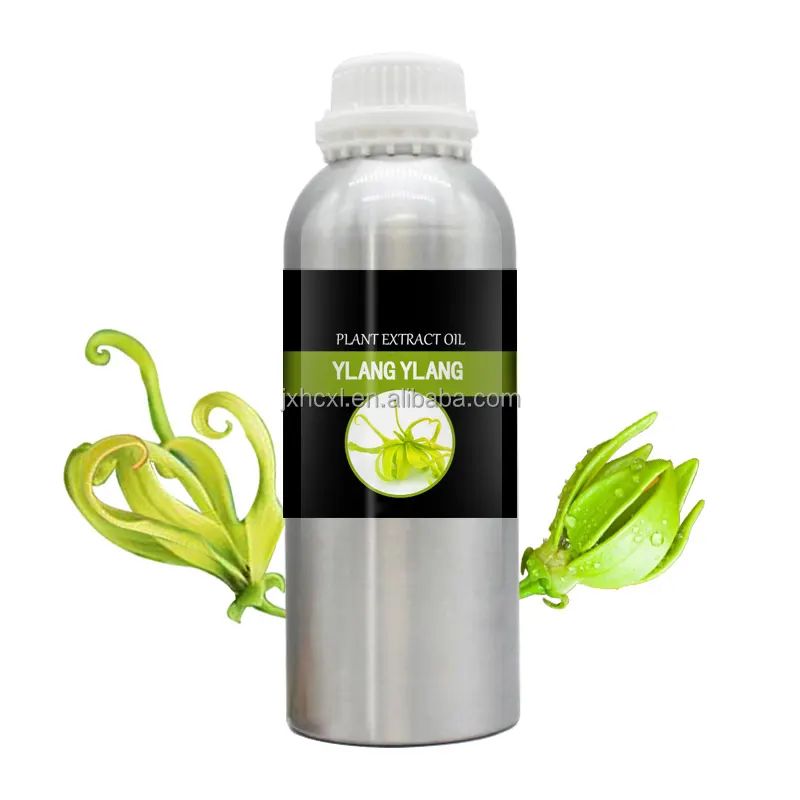 Huile essentielle d'ylang-ylang de haute qualité huile pure pour l'huile de massage aromathérapie à la détente