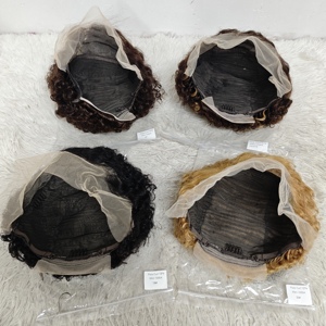 โปรโมชั่น Letsfly วิกผม Pixie Curly ราคา 9.5 ดอลลาร์ วิกผมหน้าผากลูกไม้ 13x4 วิกผมสั้นแบบ Water Wave ผมบราซิลแท้ 100% วิกผมมนุษย์แท้ ขายส่ง - Product Image 2