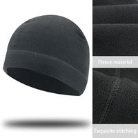Bonnet en polaire camouflage chaud d'hiver pour hommes et femmes, doublure de casque pour le ski et la moto, bonnet thermique doux