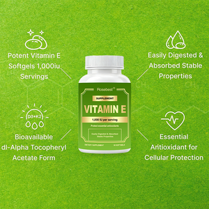 <span class=keywords><strong>Cápsulas</strong></span> Blandas <span class=keywords><strong>de</strong></span> <span class=keywords><strong>Vitamina</strong></span> <span class=keywords><strong>E</strong></span> Natural <span class=keywords><strong>de</strong></span> Alta Potencia Rosebest, 1000 UI, Suplemento Antioxidante Esencial <span class=keywords><strong>para</strong></span> la Protección Celular - Product Image 2