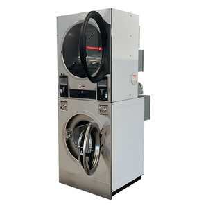 Certification de qualité, machine à laver et à sécher à monnayeur, 20 kg, chargement par le haut, essorage par le bas - Product Image 2