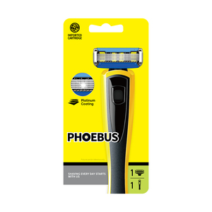 Vendita calda rasoio da barba rasoio di sicurezza in metallo rasoio a 5 lame con acciaio inossidabile per Set - Product Image 3