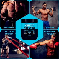 Gomitas de Creatina Monohidrato de Marca Privada Chumita, 99% Creatina, Mejora la Densidad Ósea y el Crecimiento Muscular, 1-2 Gomitas Diarias, USDA