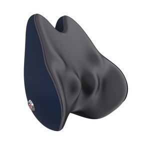 Massage Pillow A3 Rechargeable Lumbar Back Neck Massager With Kneading Heat Therapy Blue Brown - Product Image 2