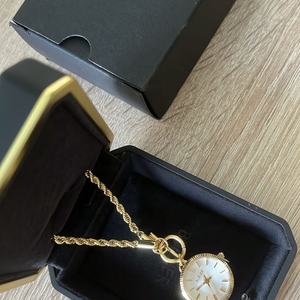 18mm Jewelry Necklaces Women <b>Watch</b> <b>Set</b> 316L Stainless Steel Fashion Cz Luxury Style Chain <b>Watches</b> Gold Gift Pocket <b>Watch</b> Chain - Product Image 5