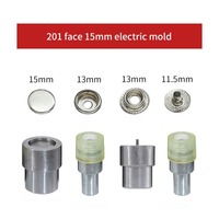 Petite machine à boutons manuelle, ensemble de boutons à œil d'air, machine à boutons en cuir adaptée aux boutons en cuir pour v