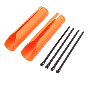 Funda protectora para amortiguador ZuQing para motocicletas todoterreno, funda protectora con bridas, color naranja y negro - Product Image 5