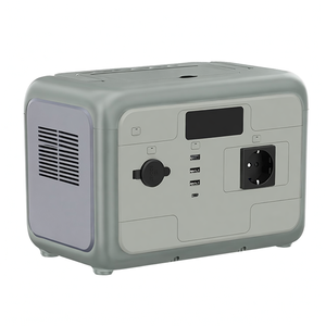 800W Portable 120V 220V Lifepo4 Battery Power Station Solar Rechargeable Generator With Solar Panel - Product Image 1