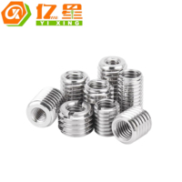 302 Stainless Steel Self-Tapping Wire Thread Inserts, Slotted Helical Coil Screw Bushings, Repair Threaded Protection Sleeves
