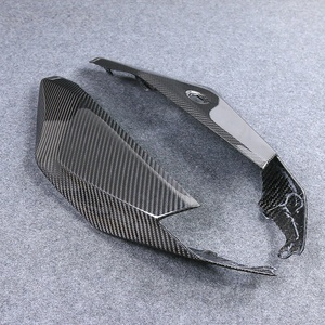 Carenados laterales traseros de fibra de carbono seca 3K para motocicleta Kawasaki ZX-10R 2021 y posteriores - Product Image 3