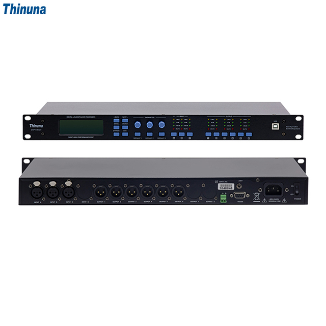 Thinuna DAP-0306 II 3 in 6 Out Stage Performance Dj Equipment Effect Sound Professional Digital Speaker Audio DSP Processor