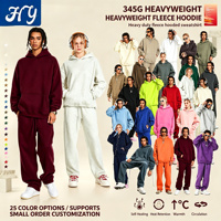Nouveautés Hommes Casual Sweatsuits à capuche et pantalon Set Solid Color Tricoté Sweatshirt Set