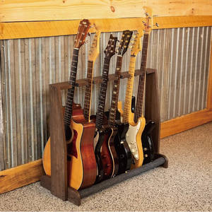 Supporto per Chitarra in Legno, Rastrelliera per Chitarre, Porta Chitarre Multiplo - Product Image 4