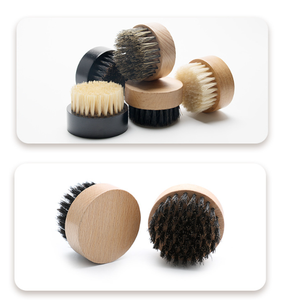 แปรงโกนหนวด100% หมูป่าสำหรับ<span class=keywords><strong>ผู้ชาย</strong></span>แปรงโกนหนวดทำจากไม้ธรรมชาติพร้อมไม้พายทรงกลมทรงรีสำหรับร้านเสริมสวยใช้แบบเลเซอร์ - Product Image 6