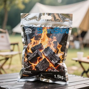 Customized 5kg 10kg 2kg 2.5kg 1.5kg Outdoor <b>Bbq</b> Lump <b>Coal</b> Packaging Recycling Charcoal <b>Bags</b> With LOGO - Product Image 2
