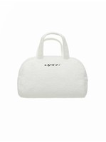 Sac de serviettes de plage luxe à la mode blanc pur à la mode