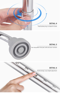 Bastón de Aluminio Ligero, Plegable, Ajustable en Altura, Estable, <span class=keywords><strong>para</strong></span> Personas Mayores y con Discapacidad, Venta Directa de Fábrica - Product Image 5