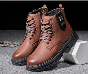 Nouvelles bottes pour hommes automne-hiver 2022, bottes décontractées à tige haute, bottes de travail pour hommes - Product Image 6