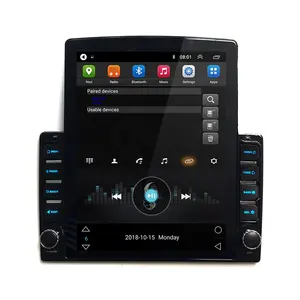 Radio con GPS para coche, Universal con reproductor Multimedia Android, DVD, estéreo, pantalla táctil Vertical, 1 + 16G, 9,7 pulgadas, OEM Tesla