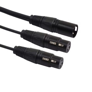30cm <span class=keywords><strong>XLR</strong></span> Cable <span class=keywords><strong>splitter</strong></span> 1 nam và 2 nữ 3-pin <span class=keywords><strong>XLR</strong></span> Microphone Mixer <span class=keywords><strong>Splitter</strong></span> cho rạp hát tại nhà các ứng dụng - Product Image 2