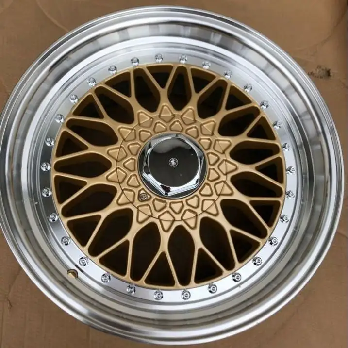 Factory Manufacturer Car Forged Gold Color Alloy Wheels Rims For BBS