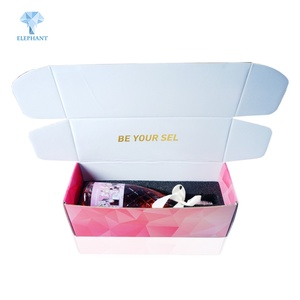 Red Gift Liquor Packaging Folding Mini Customize Single Bottle Wine <b>Box</b> - Product Image 2