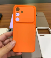 Coque de téléphone intelligente en silicone liquide TPU couleur unie effet gelée avec grande fenêtre BAILI Factory 2026 pour Samsung S20FE/S21FE/S26 Ultra