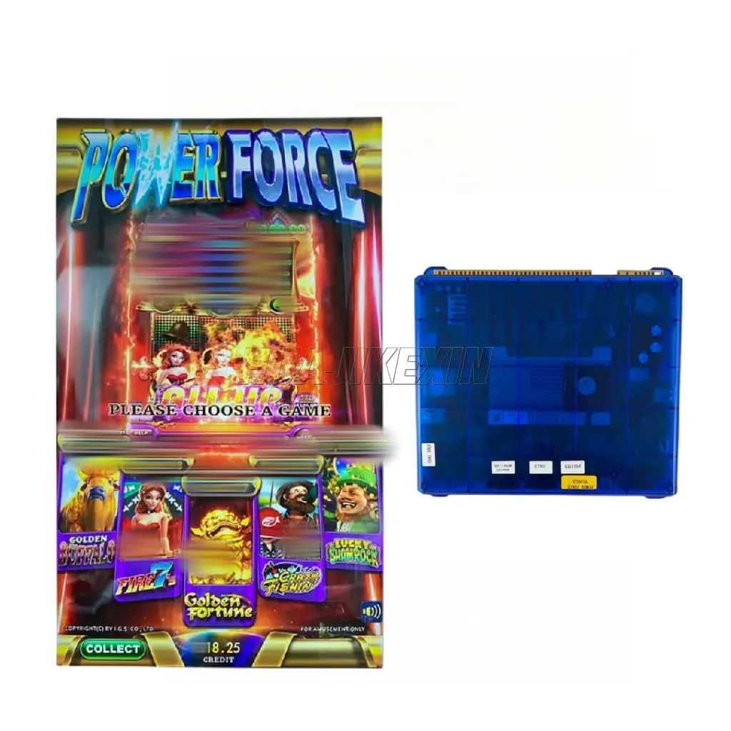 USA Beliebte Power Force 5 in 1 Vertikale Leiterplatte IGS Skill Game Board Gloden B-Uffalo Für Arcade Game Machine