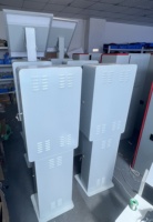 Fabricant de kiosques Kiosque de paiement pour stationnement de voiture avec système solaire Station de paiement pour l'extérieur Kiosques de paiement sans espèces IP65 IK07