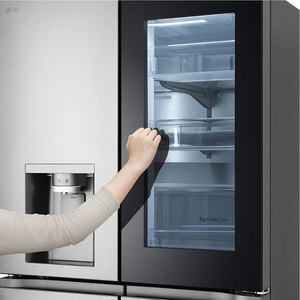 Réfrigérateur <span class=keywords><strong>LG</strong></span> Original Chinois Multi-Cross <span class=keywords><strong>4</strong></span> <span class=keywords><strong>Portes</strong></span> avec Fenêtre Knock-Knock, Distributeur de Glace, Multi-Circulation d'Air, Refroidissement par Air, Compresseur Intelligent BLDC - Product Image 6