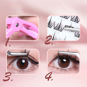 混合托盘DIY睫毛延伸单个睫毛和簇睫毛自然外观体积睫毛簇低最小起订量化妆品 - Product Image 5