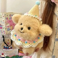 Coussin en peluche chiot Golden Retriever, oreiller doux en coton PP, jouet en peluche dessin animé pour dormir