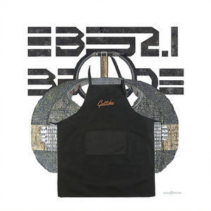 Delantal de Cocina Clásico sin Mangas para Mujer, 100% Algodón Orgánico, Fácil de Limpiar, Ecológico, Reciclable, Reutilizable, con Logotipo Personalizado - Product Image 3