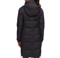 Veste en duvet d'oie sur mesure pour femme, vêtement d'extérieur, doudoune légère, doudoune d'hiver rembourrée en coton, longue veste en duvet pour femme