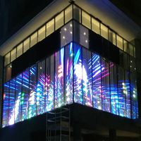 Nouveau produit plus de 70% d'affichage mené d'intérieur transparent de P3.9-7.8 vidéo clair