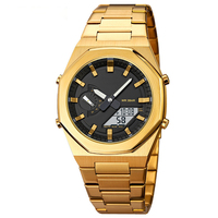 Fabrication vente en gros montre LED de haute qualité pour hommes montres numériques originales étanches résistantes aux chocs avec alarme pour hommes