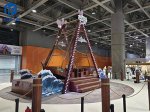 Portable 16 Places <span class=keywords><strong>Pirate</strong></span> Ship Ride pour Enfants Parc D'attractions Installations En Métal Matériel Enfants Attractions <span class=keywords><strong>Manege</strong></span> à Vendre - Product Image 4
