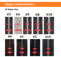 5 #   Fermeture éclair en maille transparente argentée à dents en Y, ouverture bidirectionnelle, double curseur, fermeture éclair métallique pour vêtements et accessoires