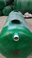 Prix de gros FRP plaie enterré Fosse septique avec récipient sous pression 1 an de garantie couleurs personnalisées usage domestique