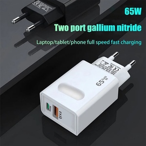 Cargador Rápido de 65w con Doble Interfaz, Cargador Universal para EE. UU. y UE, Adaptador Portátil de Viaje para Teléfono Móvil - Product Image 3