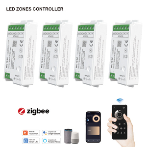 MC101Z Aipin Controller Smart Zigbee Tuya a 4 Zone MESH con Controllo Remoto, Sincronizzazione e Gruppo, Dimmer LED per Decorazione Musicale con Cambio Colore - Product Image 1