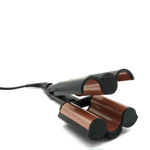 3 Barrel <b>Iron</b> Hair Waver Digital 100-200c 90W Dual Voltage Crimper Heat Settings Tailor Your Styling Experience With A - Product Image 6