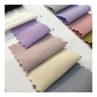 Tissu en mousseline de soie sergé 100 polyester, 50 pièces, bon marché, teint, 80D, 125gsm, vente en gros